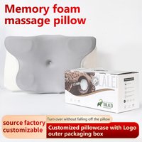 Ergonomic Cervical Contour Cheap Butterfly Memory Foam Pillow Orthopedic Sleeping Pillows