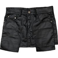 DENIMGUYS Custom Back Embroidery Logo Lady Summer Beach Micro Mini Skirt Straight Mujer High Waist Waxing Cargo Skirt Women