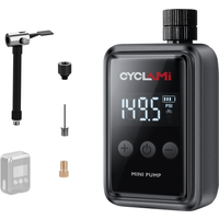 CYCLAMI Inflatable Pump Portable Mini Handheld Wireless Charging Digital Display Car Bicycle Tire Electric Pump Air Pump