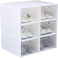 Very Nice Household Under Bed PP Plastic Transparent Drawer Stackable Shoe Organizer Box Storage Bag Bins