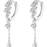 925 Sterling Silver Zircon Tassel Earrings 2022 New Ethnic Minority Summer Female Personalized Versatile Trend Piece