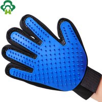 Amazon Hot Sale Five Finger Silicone Deshedding Glove Brush For Dog And Cat Pet Hair Remover Glove Pet Grooming Glove