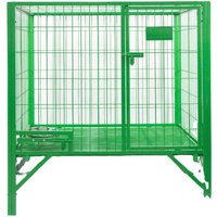 USMILEPET Factory Direct Large Dog Outdoor Dog Crate Thickened Reinforced Iron Rebar Welded Solid Dog Kennel Canine Breeding