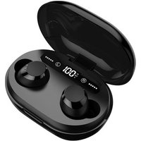 6mai New C8S TWS Bluetooth 5.0 Earphones 6D Stereo Wireless Earphone Waterproof Headset with LED Display 3000mAh charging box