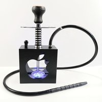 Dubai narguile wholesale acrylic shisha apple chicha led hookah al fakher hookah