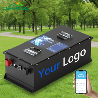CERRNSS EU 48v 100AH 200AH Club Car Golf Cart Battery Charger Cheap Lifepo4 Lithium Ion Solar Battery Pack 48v 36v 72v