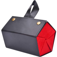 Wholesale Quality Genuine Leather Logo Custom Eyeglass Folding Top Sunglasses Eyewear Case MEIJIN XS127