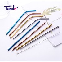 Tander Eco Friendly Stainless Steel Drinking Straw Cleaning Brush