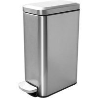 Modern Stainless Steel Trash Bin Foot Pedal Operated Floor Standing Small Dust Bin 6L 10L 15L 18L Durable Hygienic Design