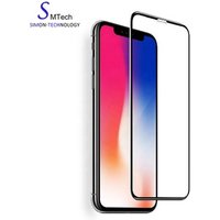 For iPhone Xr Xs XS MAX silk print screen protector 5D full glue 9h tempered glass screen protector