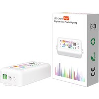 New Arrival Music Smart Tuya Wi-Fi Controller Alexa & Google Home Compatible WS2811/WS2812B SK6812 COB LED Strip Remote Control