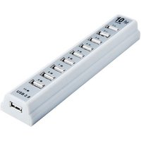 New 10 Ports 480Mbps USB HUB 2.0 High Speed usb hub With Adapter