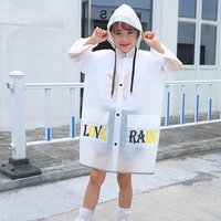 ashion Cartoon cute EVA raincoat for children boys girls rainwear rainproof waterproof rainsuit kids outdoor rain poncho