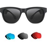 2019 New Trending Wireless Bluetooth 4.0 Smart Sunglasses UV400 Polarized Bone Conduction Glasses with Earphone
