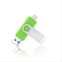 Wholesale OTG Smartphone U disk metal swivel OTG USB Flash Drive usb 3.0 memory stick 32gb 64gb