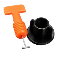 50pcs/Bag Reusable Flat PP+Stainless Steel Tile Leveling System Kit with Customized Color OEM Available All Tile Accessories