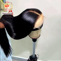 30 Inch Bone Straight Human Hair Lace Front Wigs 13x4 13x6 INDIAN HAIR Hd Lace Wigs Long Cuticle Algined Raw Peruvian Hair Wigs