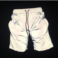 Reflective Streetwear Shorts Elastic Waistband