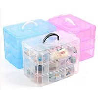 Clear Plastic Storage Box Jewellery Makeup