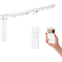 Tuya App compatible with google home and alexa smart wifi drapery cartain motorized electric curtain track