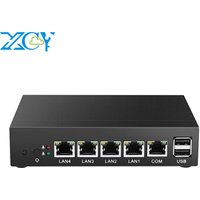 XCY desktop computer Celeron J1800 4 LAN mini pc four LAN Router fanless firewall pc