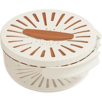 Multifunctional Folding Drain Basket With Handle Double-Layer Dish Washing Basin Household Kitchen Fruit Colander Strainer