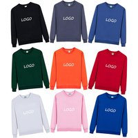 Custom Cheap Fashion Loose Simple Fresh Cotton Crew Neck Breathable Drop Shoulder Multiple Colors Oversized Sweater for Men
