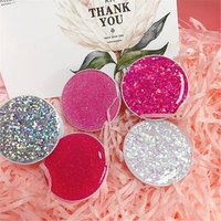3M glue Expandable glitter bling design grip mobile sockets phone holder For Smartphone