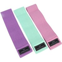 Home Workout Custom Logo Exercise Gym Elastic Exercise Loop Workout Resistance Fabric Bands Set