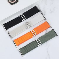 Top Sale Color Alpine Loop for Apple Watch ultra 2 ultra 49mm Nylon Watch Bands for iwatch series 9 8 7 for Nylon Apple Straps
