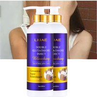 OEM Vegan Organic Vitamin C Whitening Brightening Remove Spots Moisturizing Fresh Scent Evening Body Lotion Private Label