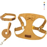 Pet Accessories Dog Harness Leash Collar Set Outdoor Adjustable Cat Puppy Dog Harness and Leashes Set
