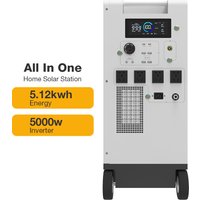 48V All in One Solar System 5kw 10kw Hybrid Inverter with 5kwh 10kwh Lifepo4 Energy Storage Battery for off Grid Home