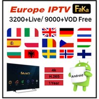12 Months FAKAFHD Code IPTV Systems for Hotel with Europe Norvegia Canadese Spagnolo Canali IPTV Channels