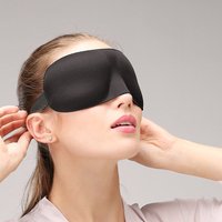 Pretty Care 3D Stereo Sponge Sleep Mask Machine Washable Night Eyeshade for Travel Office Shift Works