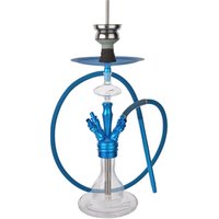 Clear Glass Aluminium Shisha