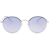 2019 High quality ultralight uv400 retro round sunglasses acetate brow metal frame sunglasses