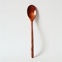 Popular Customized Black Coconut Wood Dark Spoon
