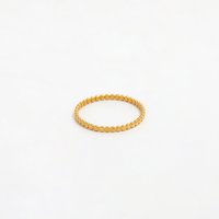 Joolim Jewelry Wholesale 18K Gold Plated Dainty Band Oblate Stainless Steel Rings for Women