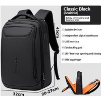 Men's Fashionable 16inch Lightweight Laptop Backpack Casual Large Capacity Oxford School Bag dilatation Waterproof for Travel