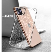 Factory Diamond pattern Crystal Transparent Phone Case Mobile Phone Cover For iPhone 11 Case