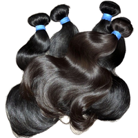 100% Unprocessed Raw Virgin Human Hair Extensions Double Weft Body Wave Bundles No Split Full Thick Hair Weaves Vietnamese Hair