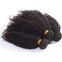 Wholesale Cheap Price Afro Kinky Curly Bundles Unprocessed Brazilian Human Hair 100% Raw Hair Bundles 8-30 Inches