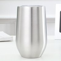 Wine tumbler beer mugs double wall vacuum insulated stainless steel 16OZ coffee mugs wine tumbler cups for Cocktail/Champagne