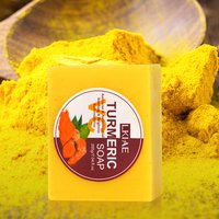 Customized Brightening Organic Natural Skin Whitening Deep Cleansing Vitamin C Turmeric Soap for Anti Acne