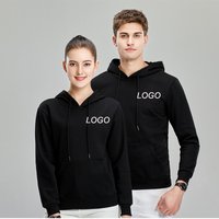 Unisex Custom Logo Pullover Crewneck Sweatshirt Solid Color Cotton Oversize Hoodies for Women Knitted Fabric for Autumn & Winter