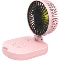 Mini 3 in 1 fans Fast Qi power bank battery mobile phone charging desk room 10000mAh wireless charger