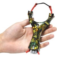 High Power Slingshot New Pulley Round Rubber Band Stainless Steel Slingshot Chromatic Hunting and Shooting Sling Shot