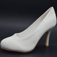 New Arrival 1184 Women's Open Point Toe Royal Blue Satin Lace Wedding Party Dance Shoes Genuine Leather Lining High Heel Bridal