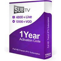 SUBTV IPTV Channels Account Subscription Codes 1 Year Balkan IPTV with Ex Yu Hungary Romania and Czech Channels